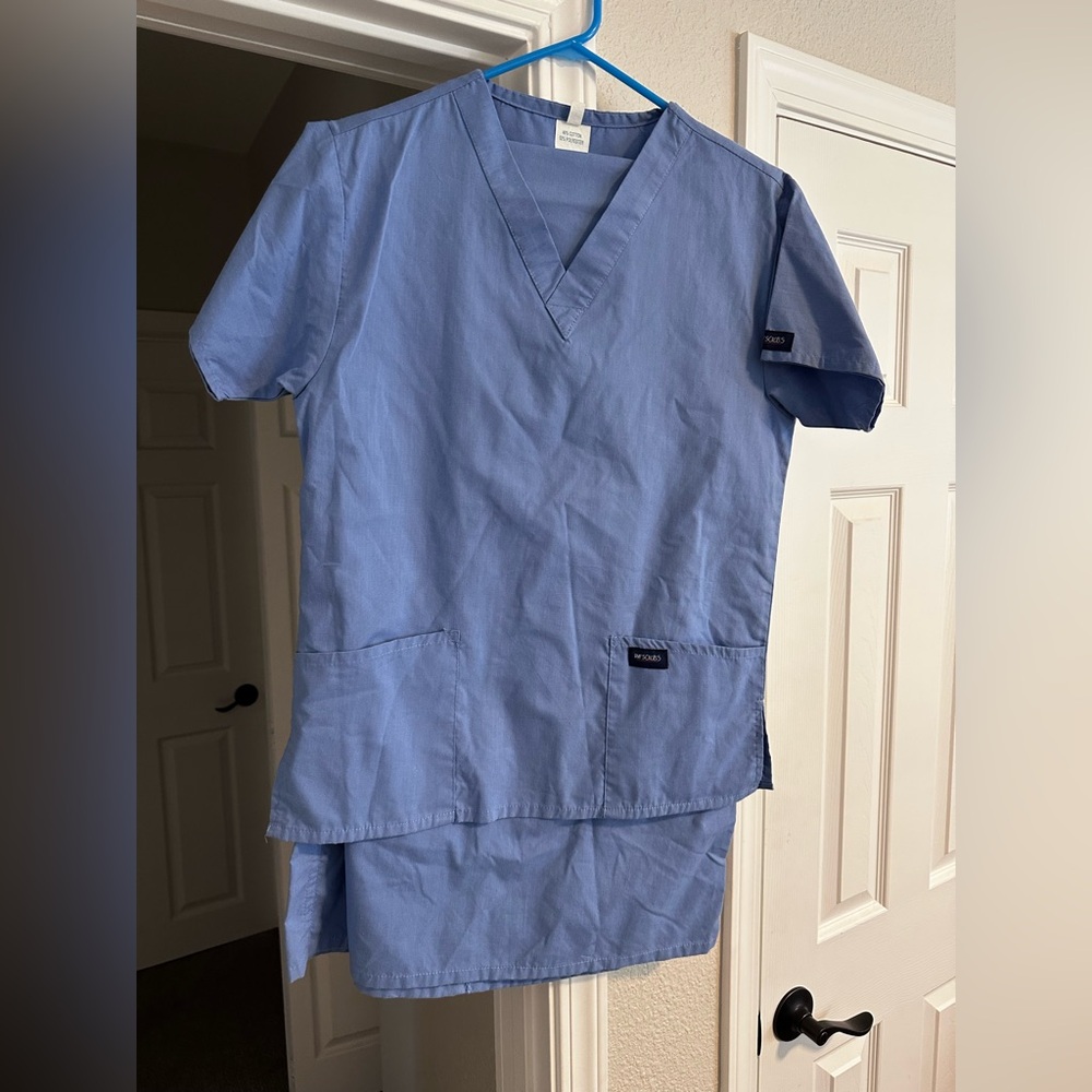 Top and Skirt Scrub Set